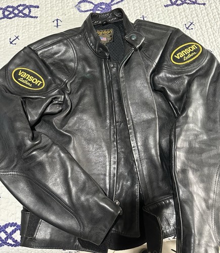 Vanson leather jacket tg38 - vanson,
