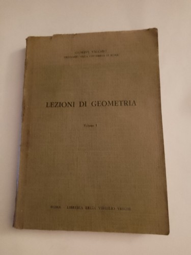 Lezioni geometria vol - di, geometria.