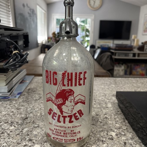 Bottiglia seltzer big chief - bottiglia,