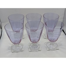Set 6 calici acqua lavanda