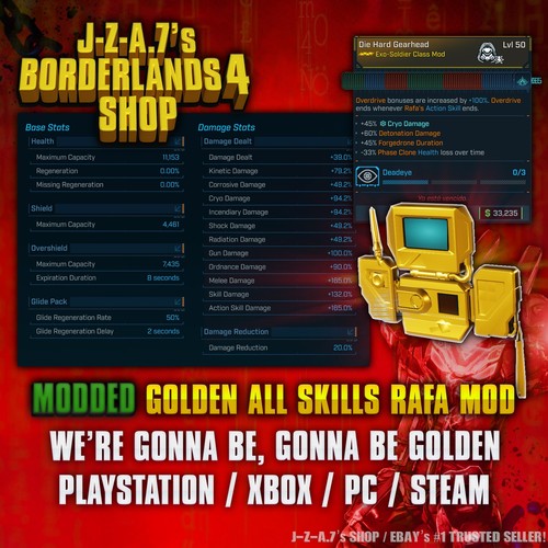 Borderlands modded golden - borderlands,