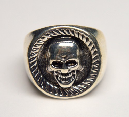 Anello teschio biker - anello,