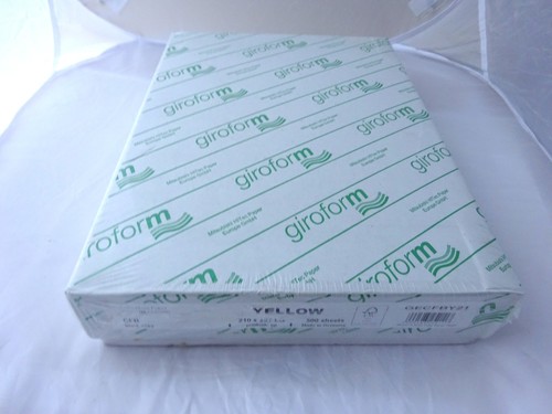 500 fogli carta ncr giallo - di,