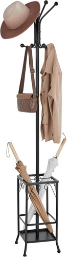 Metal coat rack stand with - coat,