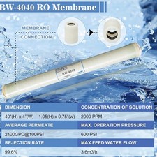 BW-4040 4x40 RO Membrana per