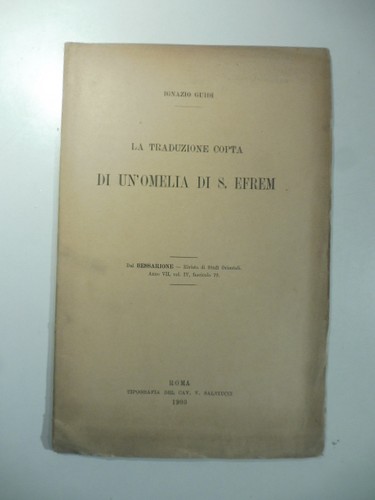 Ignazio guidi traduzione - ignazio,