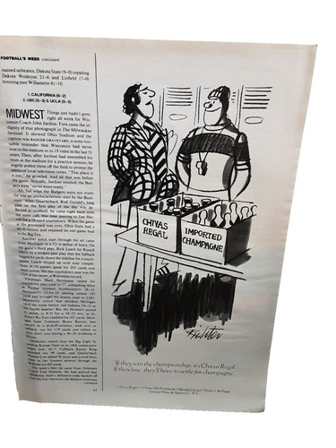 Pubblicità chivas regal 1977 - chivas,