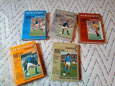 5 ' ALMANACCO ILLUSTRATO DEL CALCIO ' : 1976 + 1978 + 1979 + 1980 + 1981  !!!