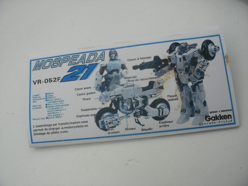Robot robotech gakken - dx,