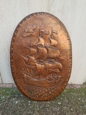 Magnifico Rame sbalzato nave