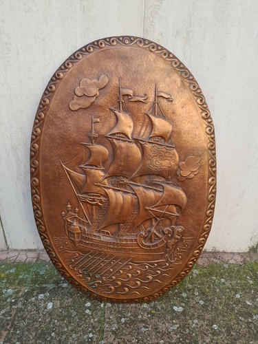Magnifico rame sbalzato - magnifico, nave