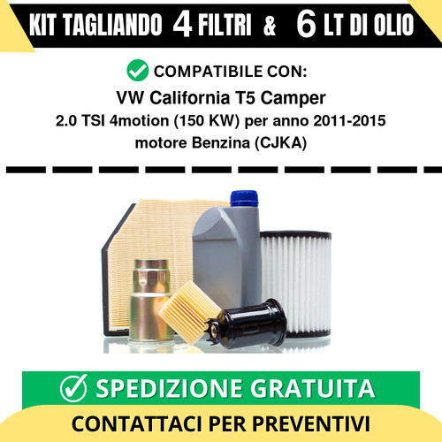 Tagliando per california - tagliando, vw