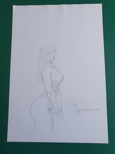 Dessin original crayon - dessin, au