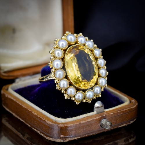 Anello antico oro a - in,