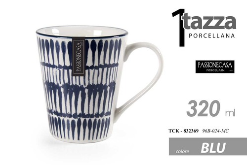Tazza mug blu latte - , tè