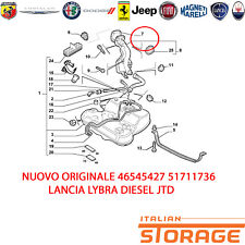 LANCIA LYBRA 1.9  2.4 JTD TUBO INTRODUZIONE CARBURANTE NUOVO ORIGINALE  46545427