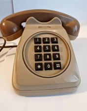 Telefono fisso SIP a tastiera beige ANNI 70-80 PERFETTAMENTE FUNZIONANTE