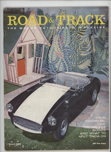 Road track march 1959 - road,