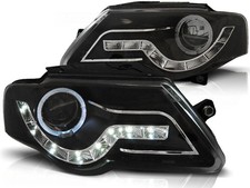 Faro Di Posizione A LED Design Per VW Passat 3C B6 05-10 Nero