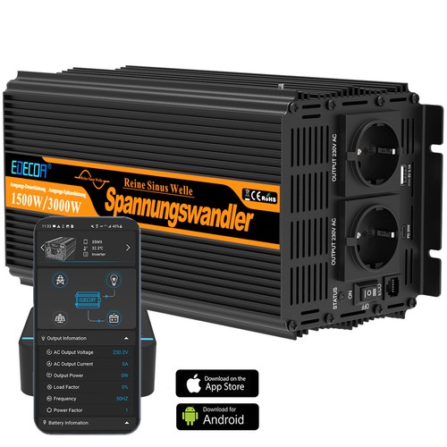 Edecoa wifi inverter 12v 220v - edecoa,