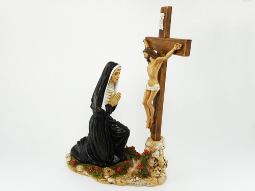 Statua santa rita - di,