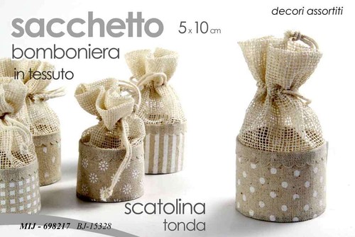 Sacchetto bomboniera - 10, pz