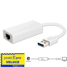 Adattatore usb 2.0 lan collegamenti cavo Ethernet RJ45 per Pc Notebook Computer