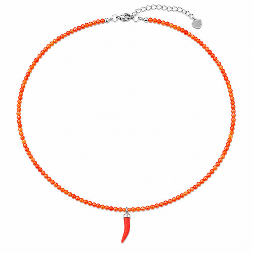 Collana con cristalli - con, di