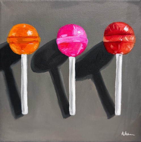 Dipinto olio originale - , lollies