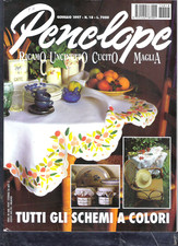 Rivista, Penelope, Ricamo Uncinetto Cucito Maglia, T 16