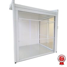 Tenda veranda ermetica  a rullo in Cristal  trasparente  ANTIVENTO ANTI VENTO 