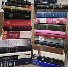 Lot bibles niv kjv - 5,