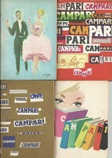 Prezioso Campari lotto n.2- N.4 Prezioso anno-1964 1965-1966-1967