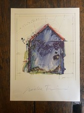 Autografato Fioroni Giosetta Fotolitografia Bolaffi Arte 1978