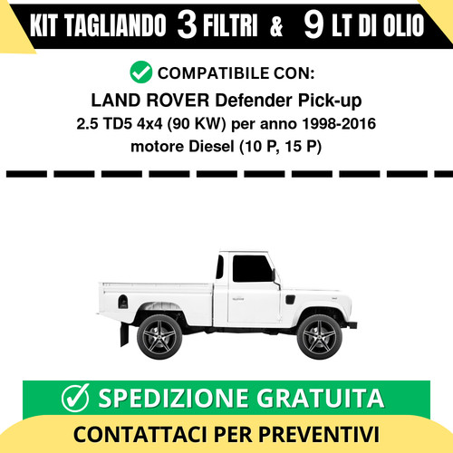 Tagliando per land rover - land,