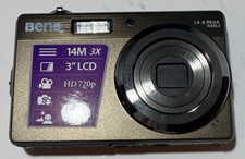 BENQ Fotocamera Digitale DC E1420 14MP, 3" LCD con Batteria - Testata e Funzionante