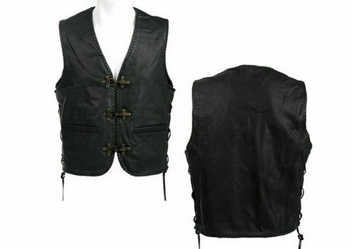 Gilet pelle vintage - pelle,