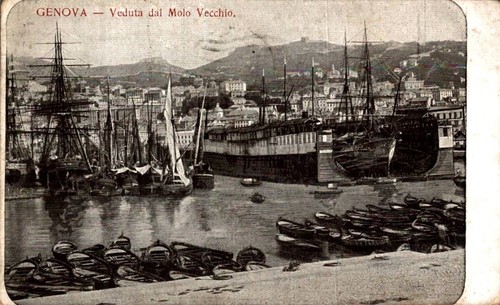 Genova veduta molo - veduta,