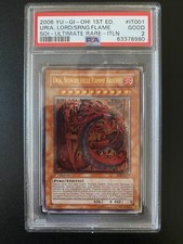 URIA LORD OF FLAMES ULTIMATE RARE SOI-IT001 1ST PRIMA EDITION ITALIAN PSA 2 GOOD