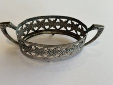 Antico porta sale placcato argento