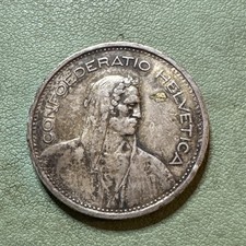 Moneta Svizzera 5 Franchi