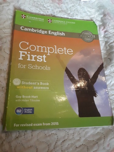 Complete first for school - complete,