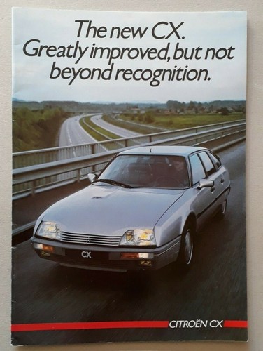 Brochure citroen 1985 - cx, 20