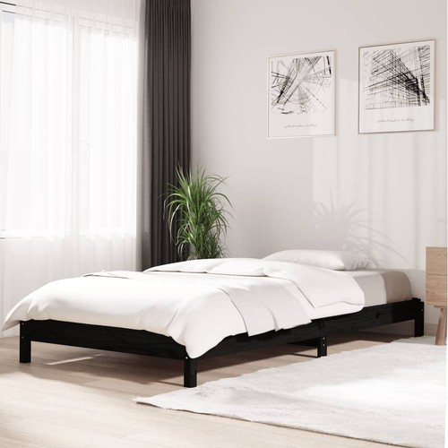Vidaxl letto impilabile nero - impilabile,