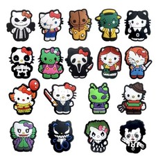 Set 18 pezzi charms scarpe Hello Kitty sandali zoccoli gioielli scarpe pendenti nuovi