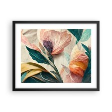 Poster 50x40cm Fiori Vintage