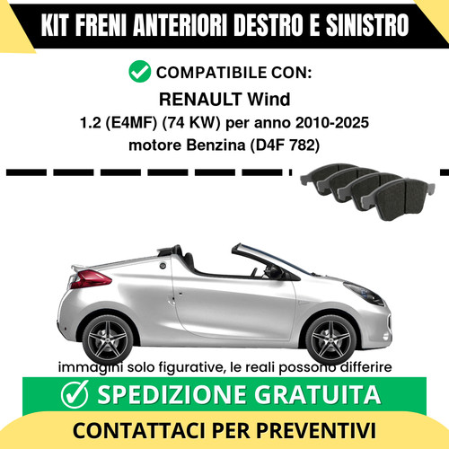 Pastiglie freno anteriori per - freno,