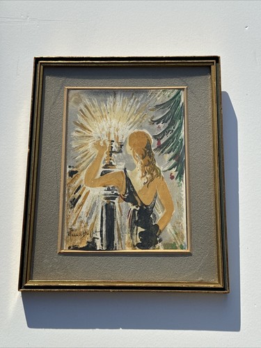 Maurice buffet litografia rara - maurice,