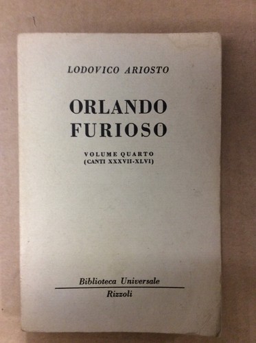 Libro ariosto lodovico - libro,