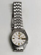 SEIKO 5 AUTOMATICO 7008 606R OROLOGIO DA POLSO VINTAGE ANNI 70 FUNZIONANTE